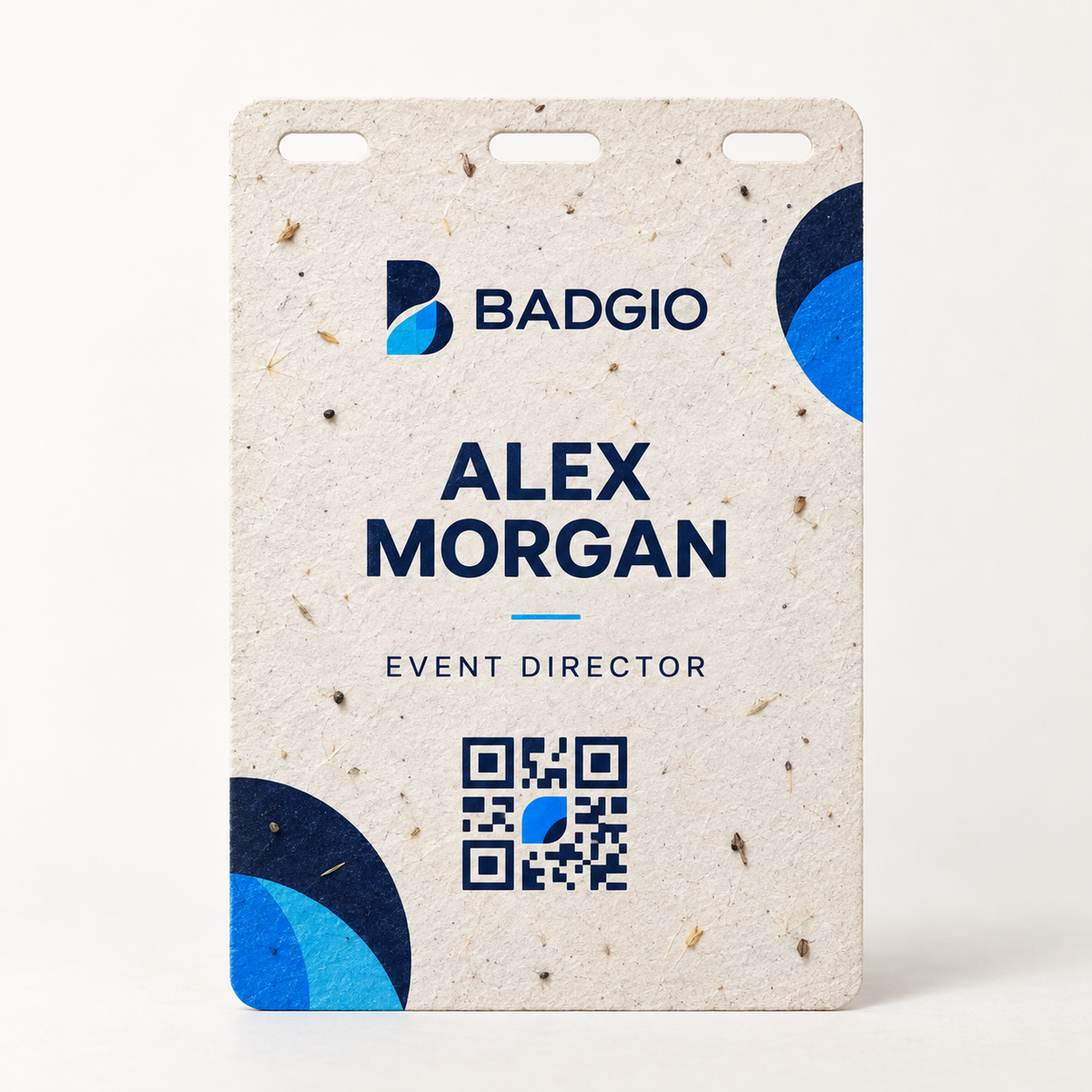 Custom 4″ × 6″ Plantable Seed-Paper Event Badges