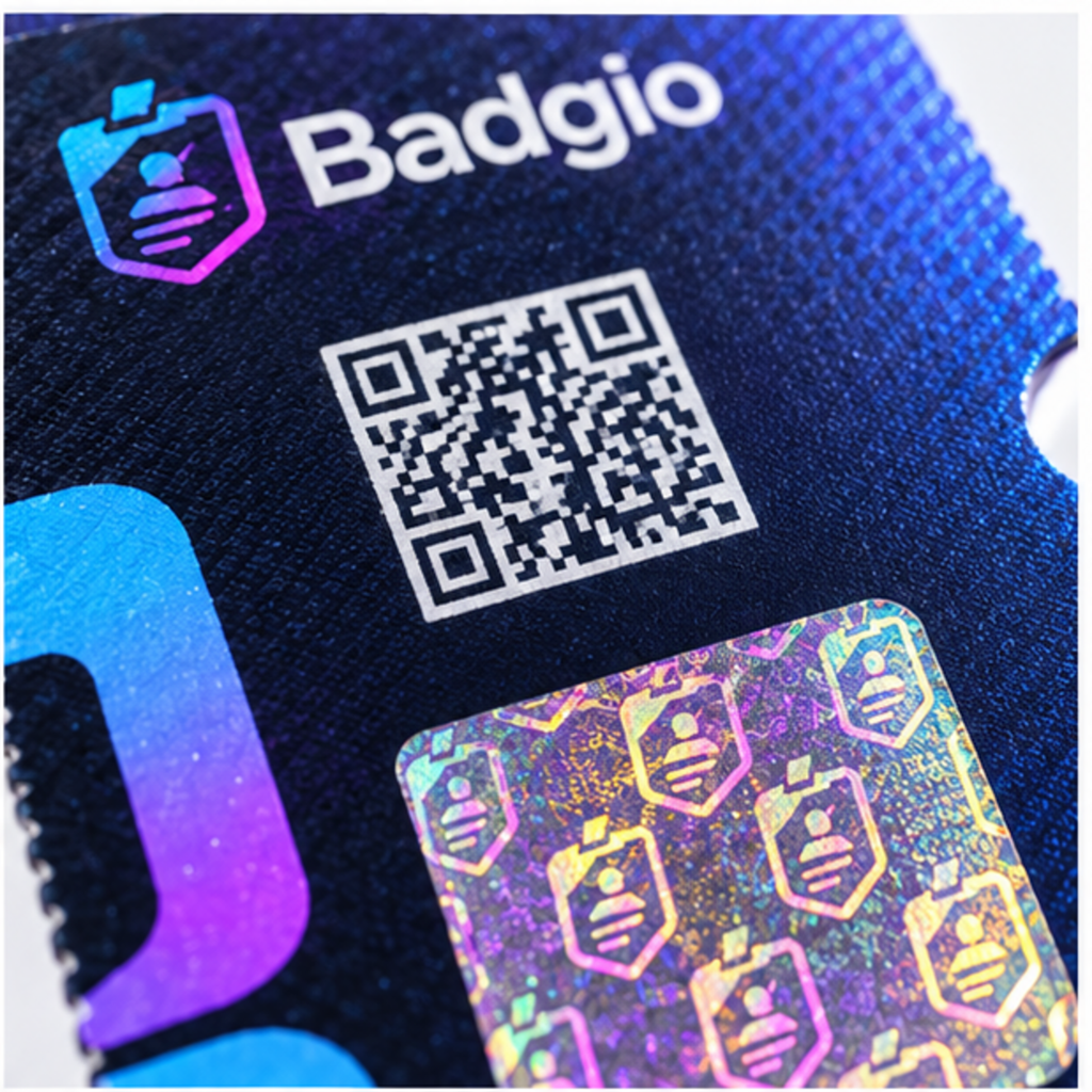 Custom thermal event ticket, close-up detail view