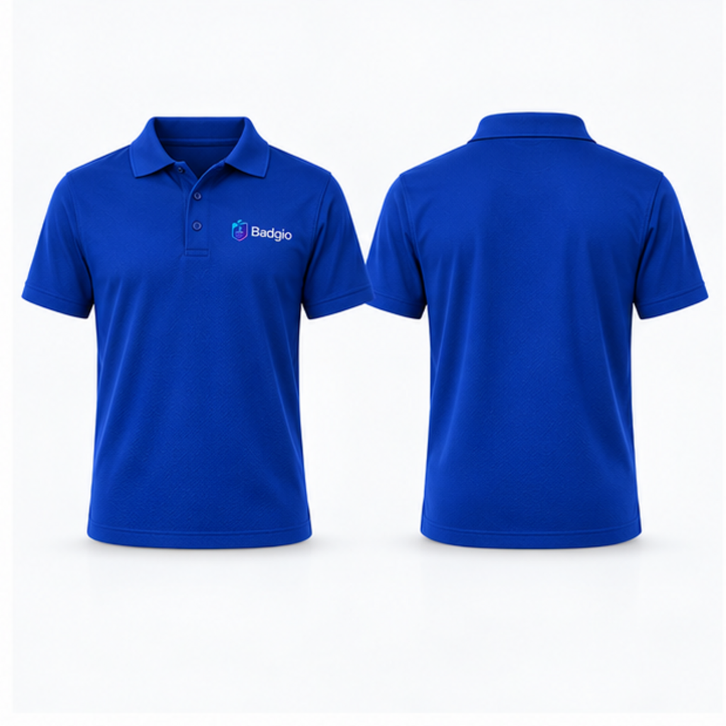 Custom quick-dry polo shirt, feature highlight view