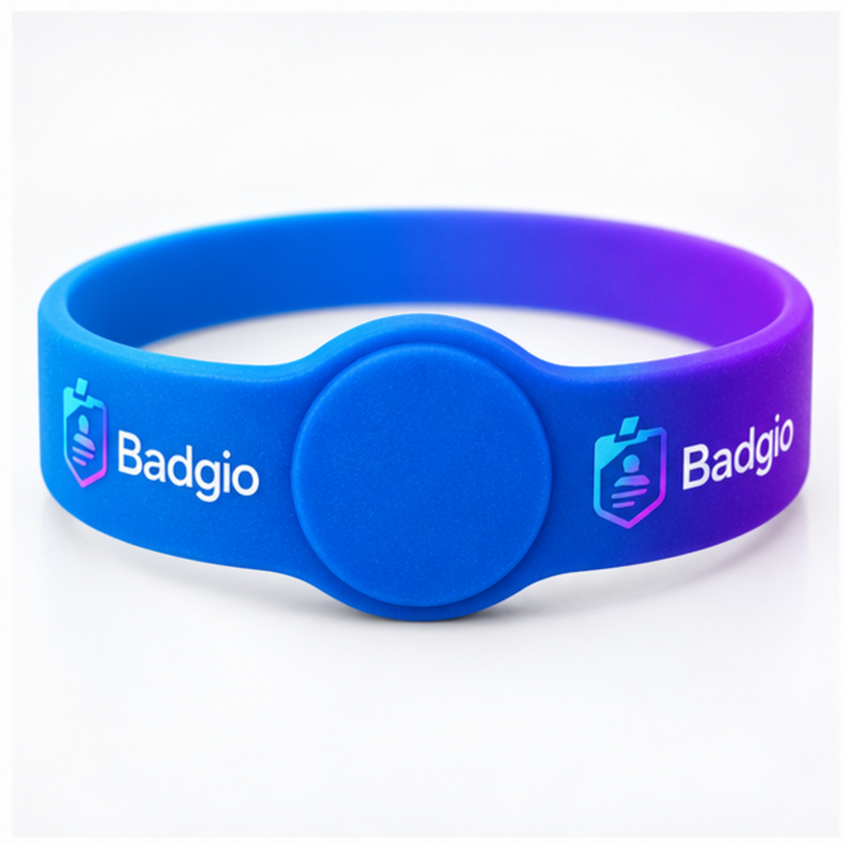 Custom silicone RFID wristband, feature highlight view