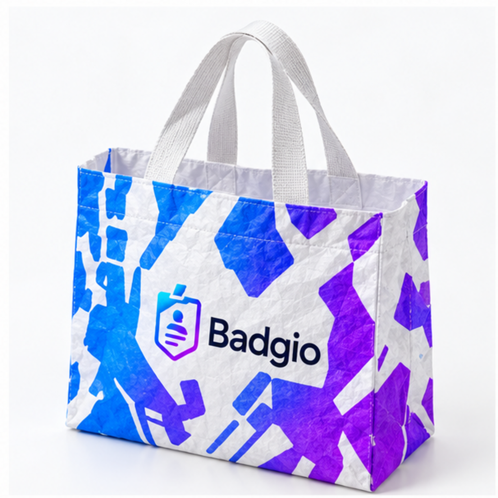 Custom Tyvek tote bag, additional product view
