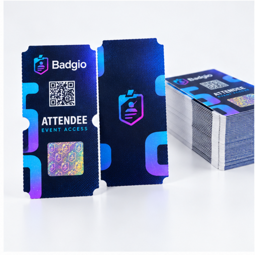 Custom thermal event ticket, additional product view