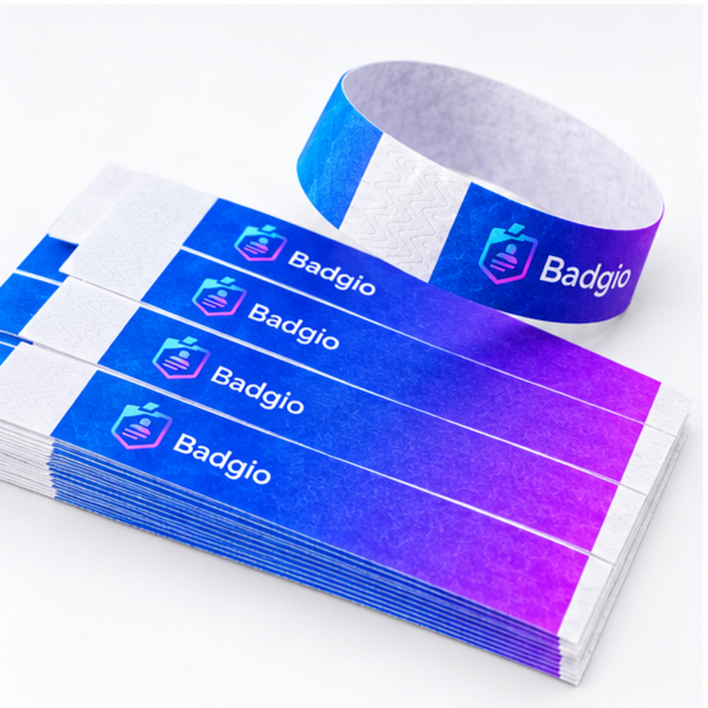 Custom DuPont paper wristband, additional product view