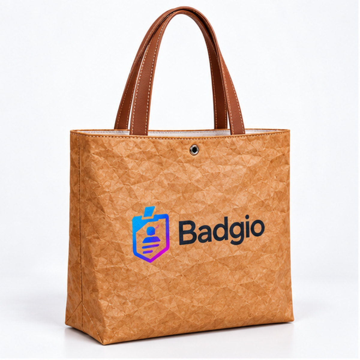 Custom washable paper tote bag, additional product view